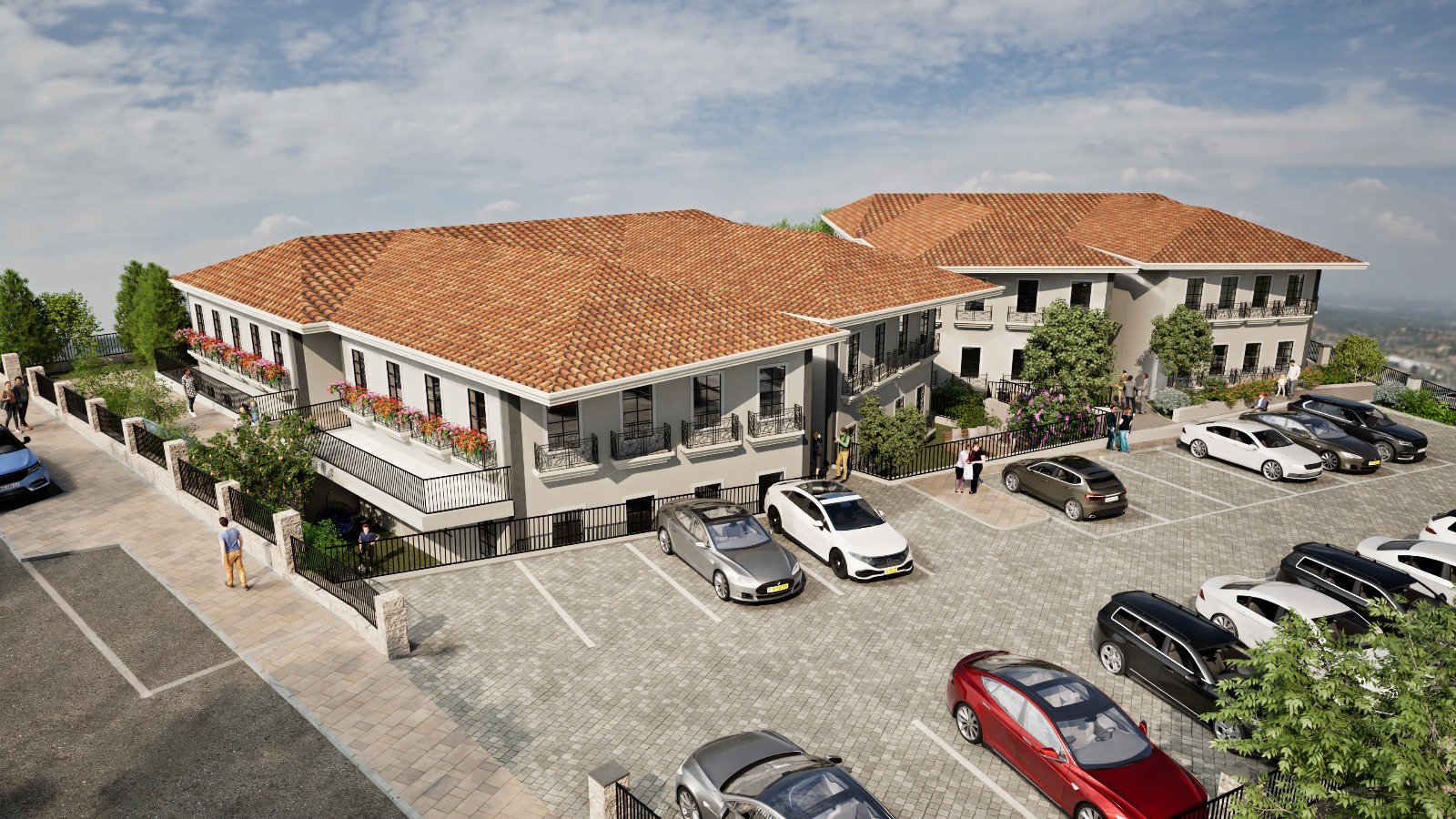 Residential and commercial building plot