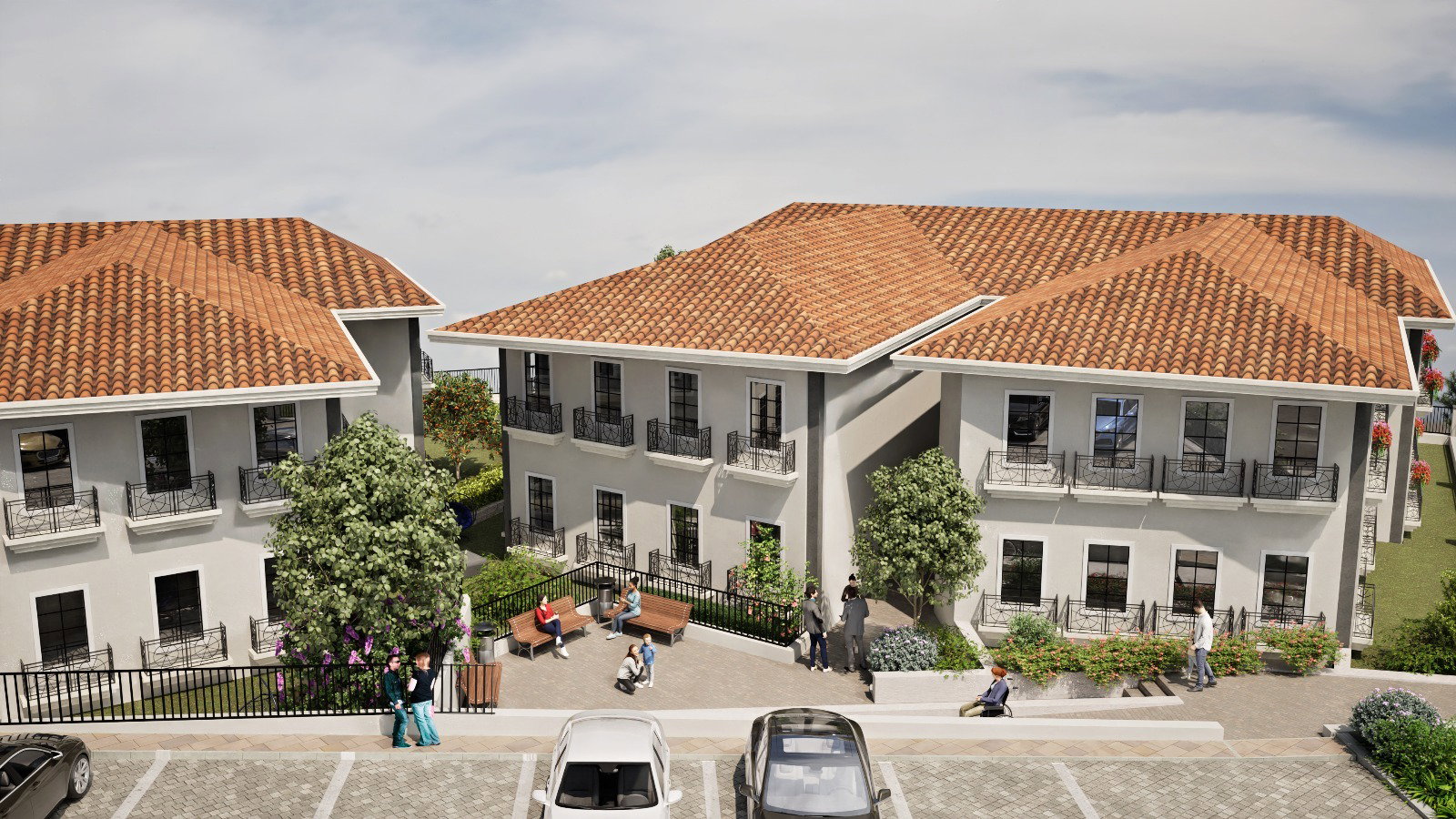 Residential and commercial building plot