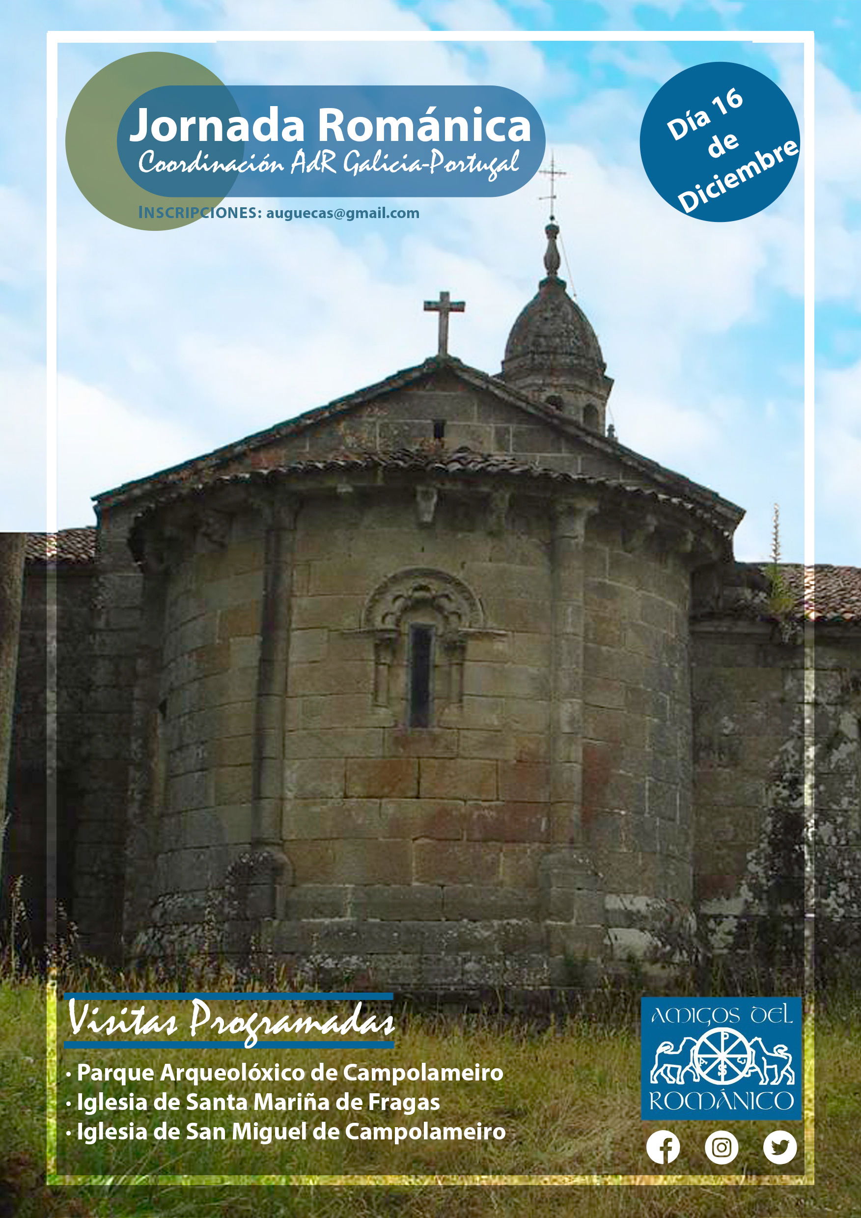 Jornada de Invierno 2023 Amigos del Romanico Galicia - Portugal