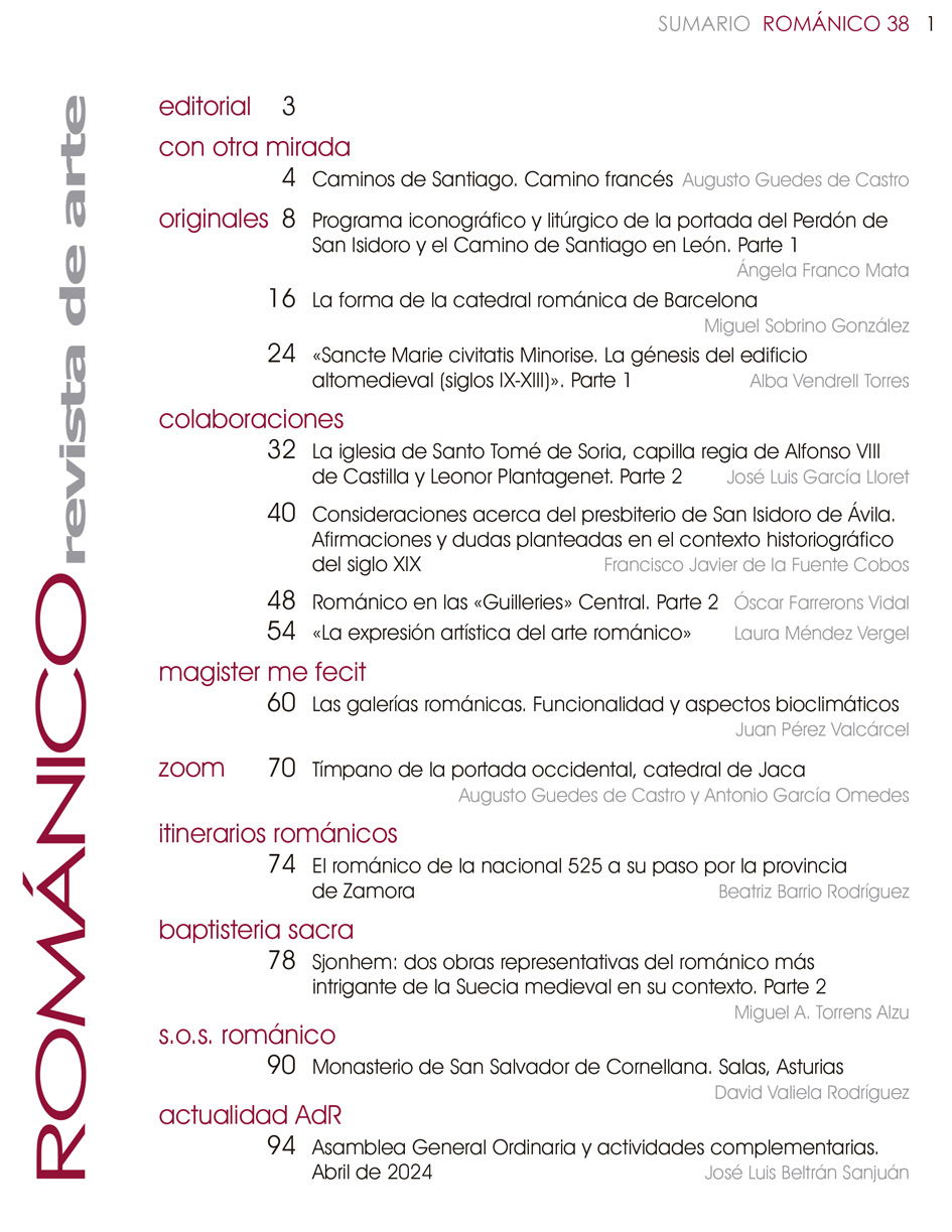 Revista Románico 38. Junio 2024. Asociación Amigos del Romanico.