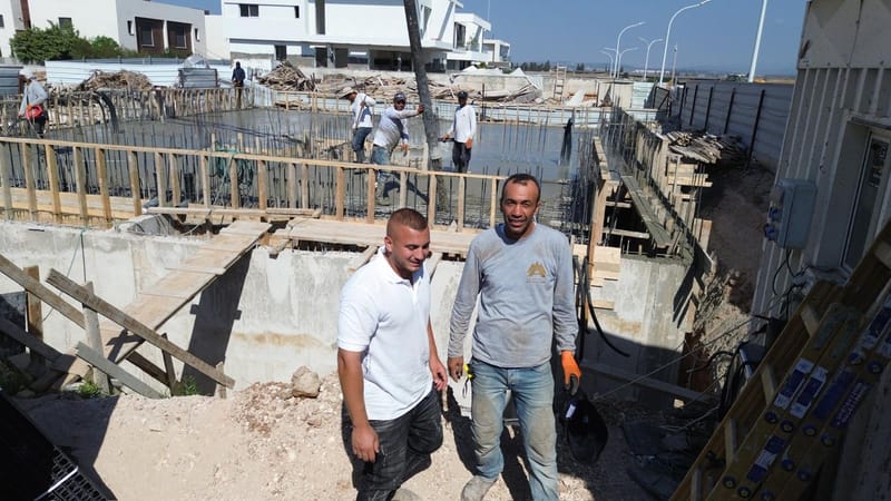 09/2024- שלב יציקת רצפת הקרקע 