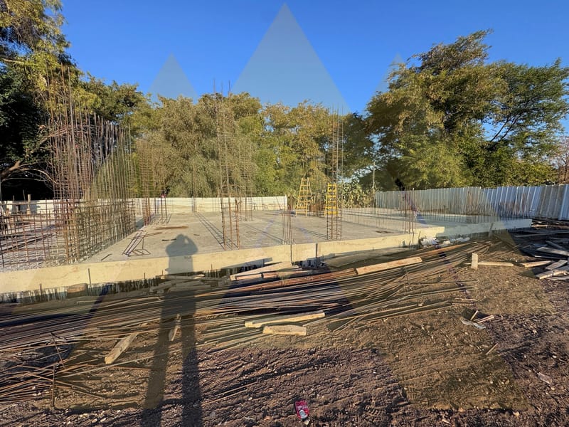 12/2024- יציקת רצפת קרקע 