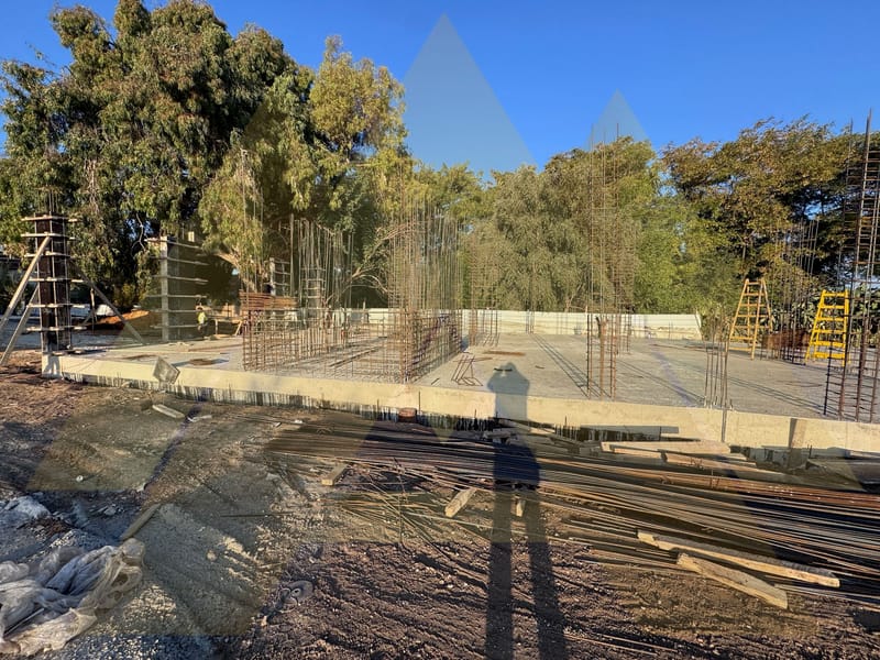 12/2024- יציקת רצפת קרקע 