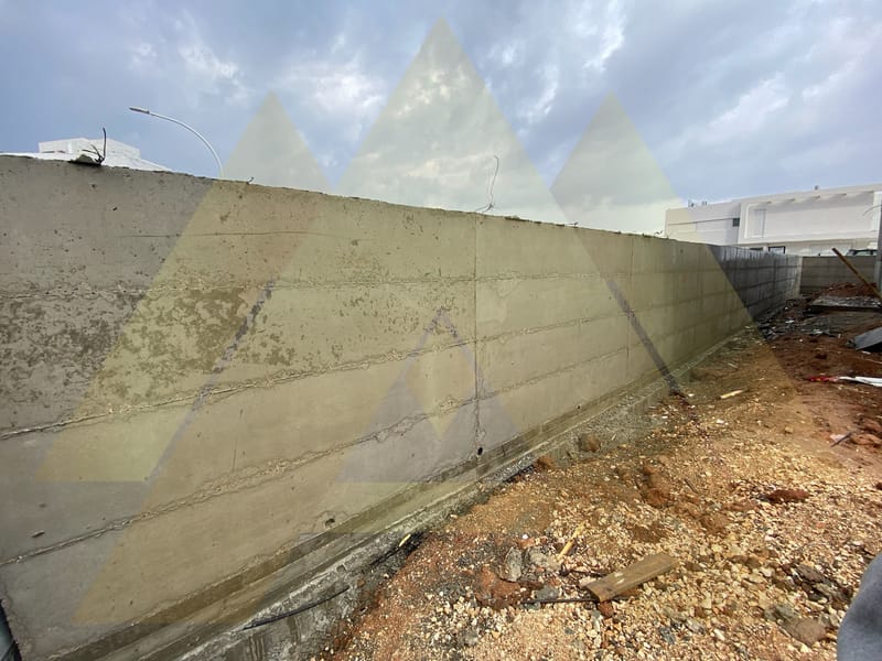 12/2024- יציקת חומות