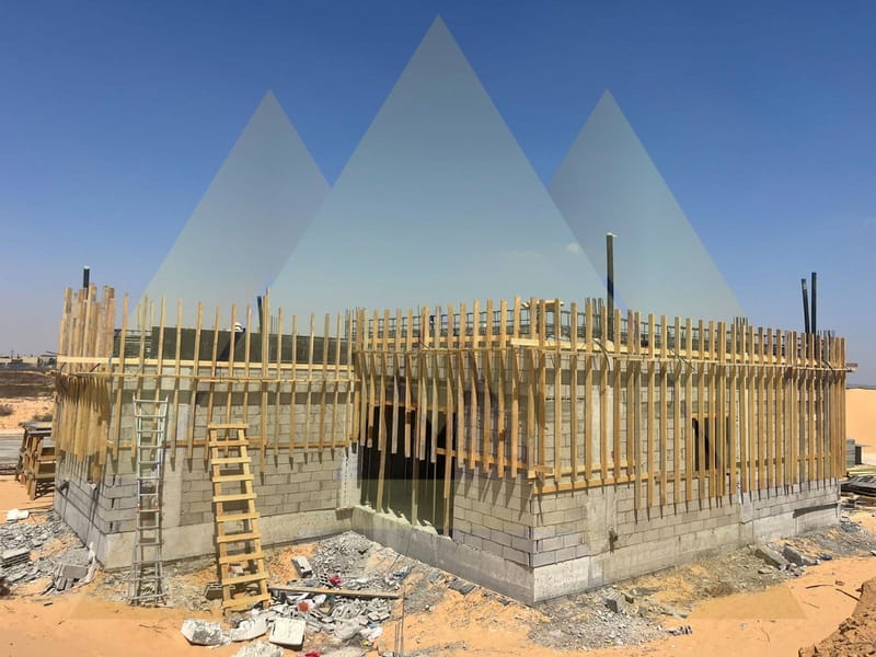 05/2024 - שלב מעטפת, עמודים וממ"ד