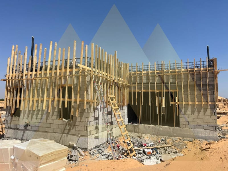 05/2024 - שלב מעטפת, עמודים וממ"ד