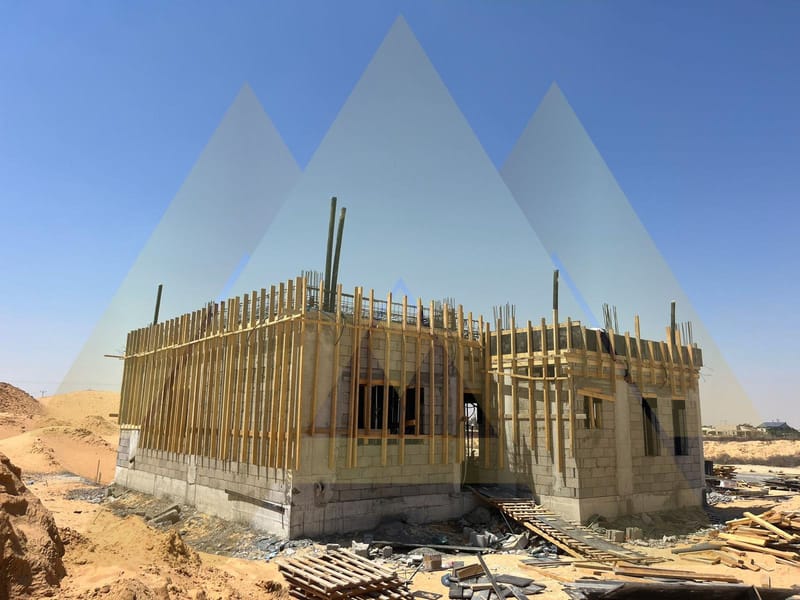 05/2024 - שלב מעטפת, עמודים וממ"ד