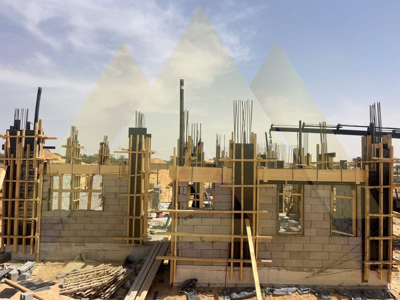 05/2024 - שלב מעטפת, עמודים וממ"ד