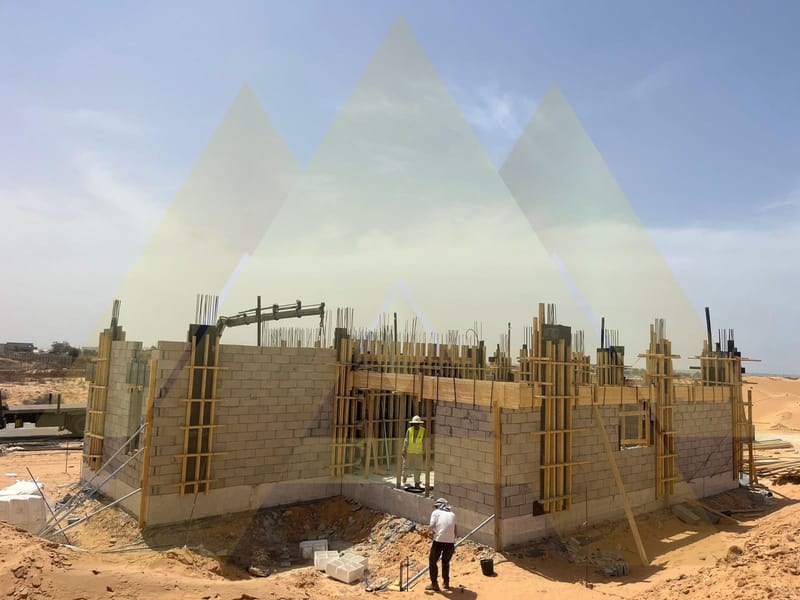 05/2024 - שלב מעטפת, עמודים וממ"ד