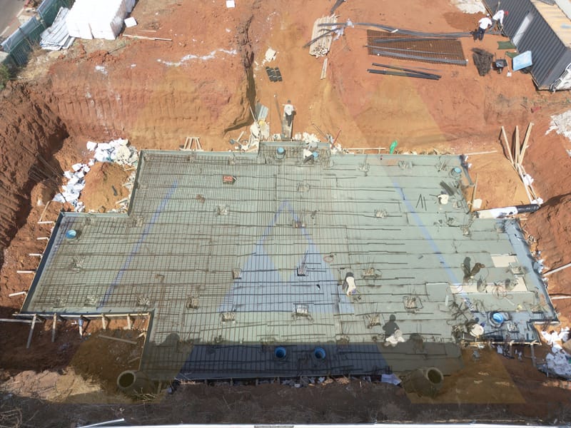 09/2024 - יציקת רצפת מרתף 