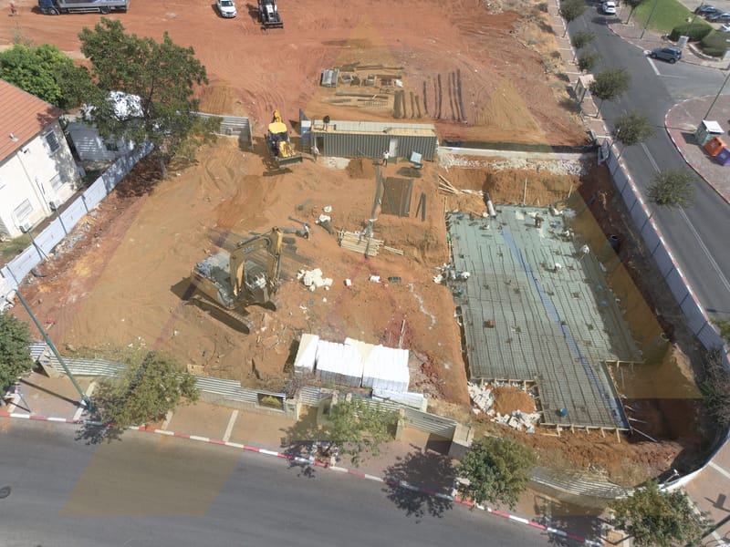 09/2024 - יציקת רצפת מרתף 