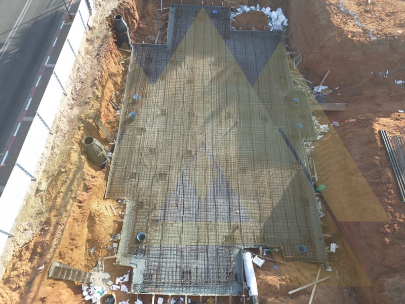 09/2024 - יציקת רצפת מרתף 