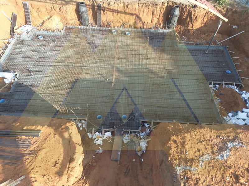 09/2024 - יציקת רצפת מרתף 