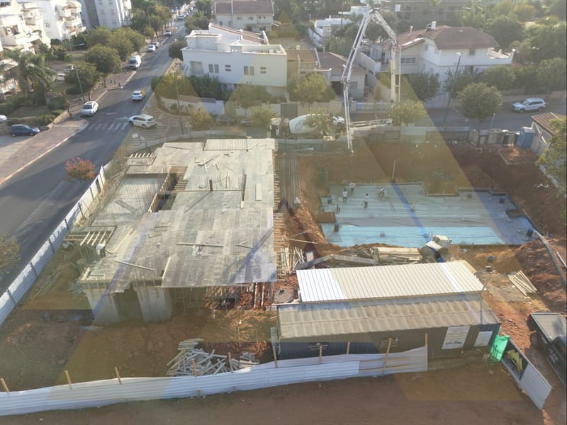 09/2024 - יציקת רצפת מרתף 