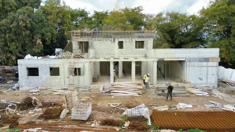 01/2025- סיום שלד מבנה