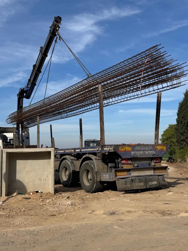 יציקת קומת קרקע 