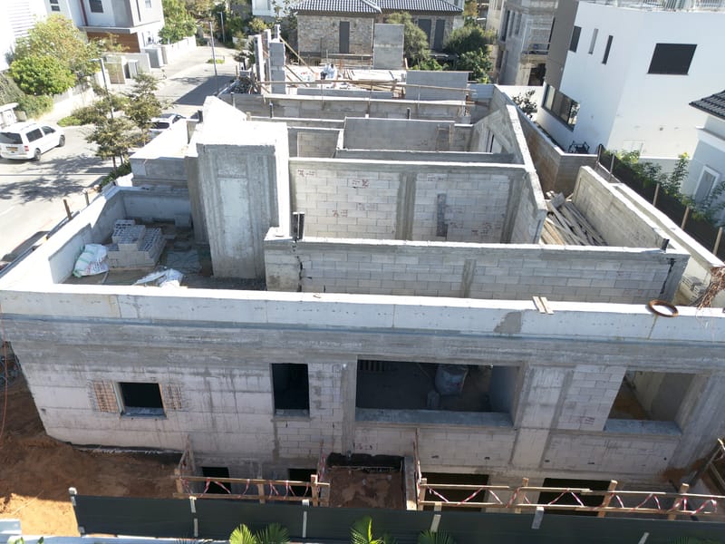 סיום בניית שלד