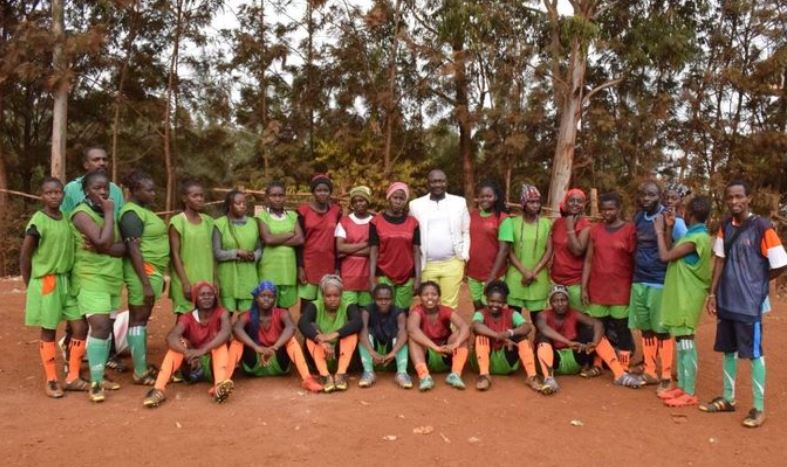 Deaf young women footballers participants of the SLIDE project