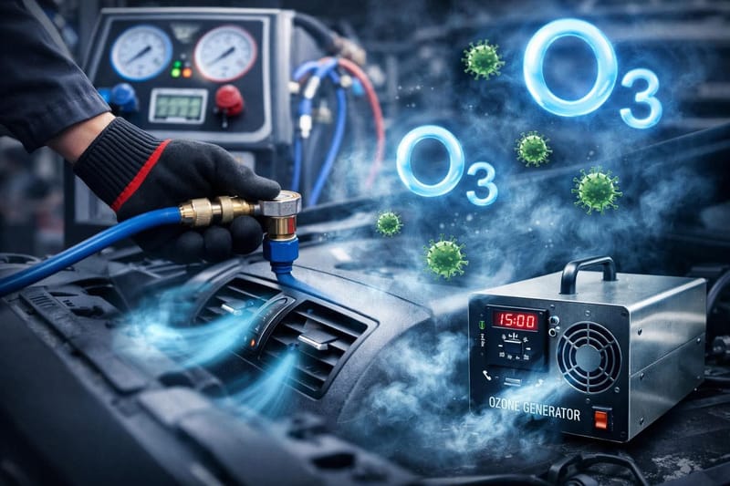 ÓZONGENERÁTOROS fertőtlenítés