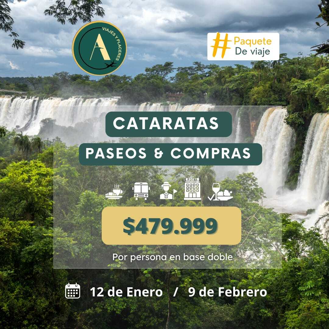 Cataratas, paseo y compras