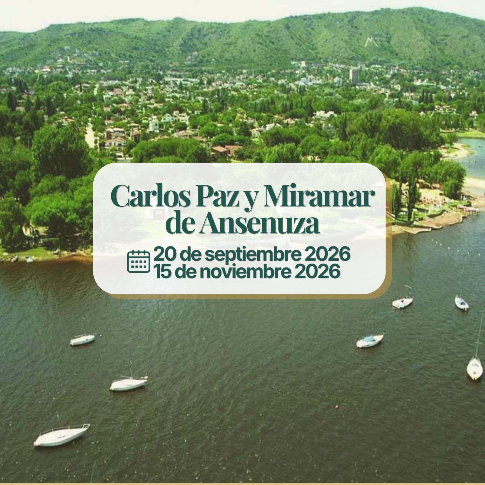 CARLOS PAZ Y MIRAMAR DE ANSENUZA