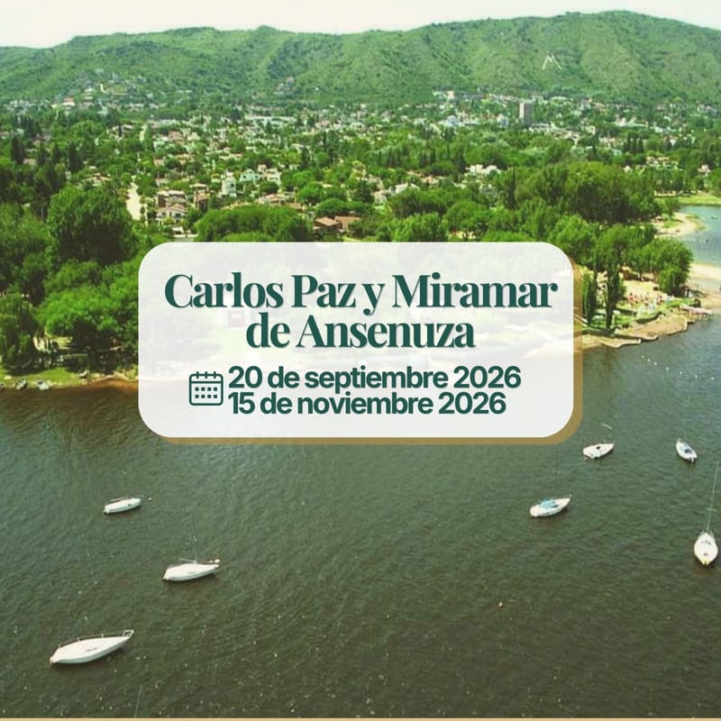 CARLOS PAZ Y MIRAMAR DE ANSENUZA