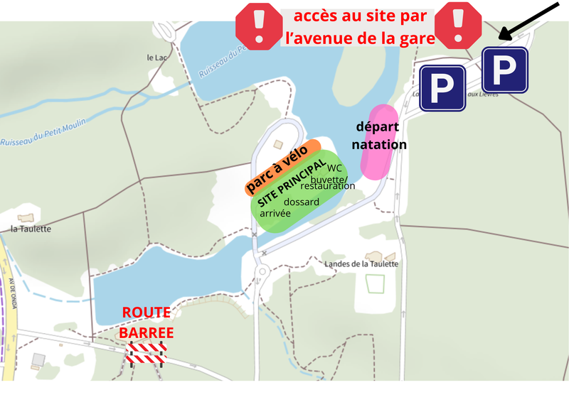 accès site / plan site 