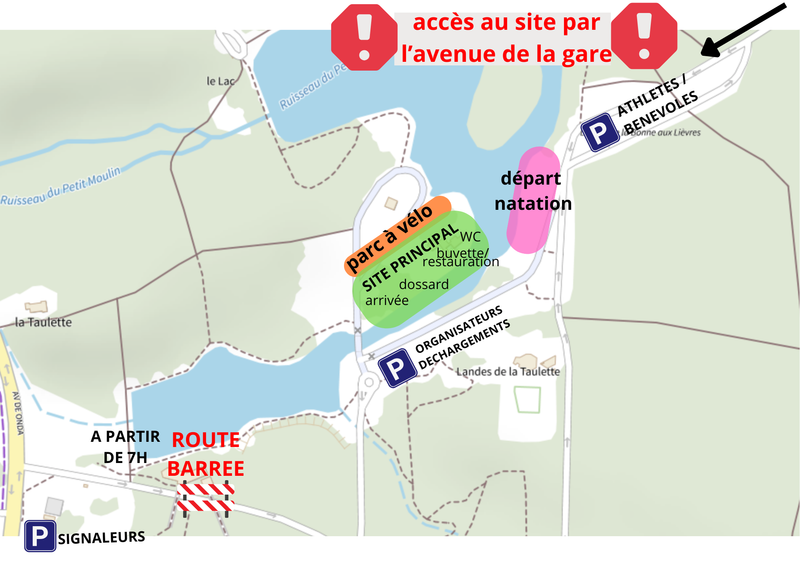 accès site / plan site 