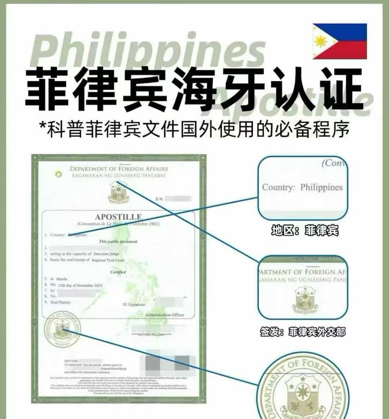 菲律宾Certified True Copy可以Apostille海牙认证？