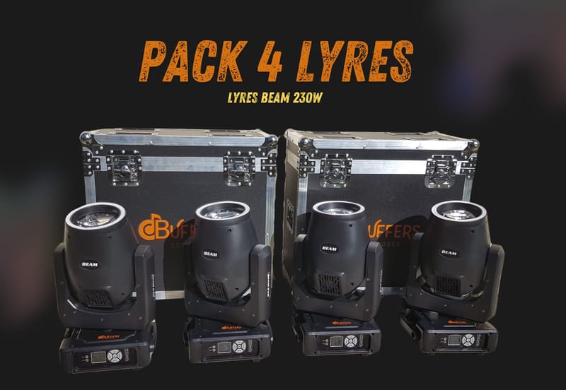 PACK 4 LYRES 172€ / jour ou week-end
