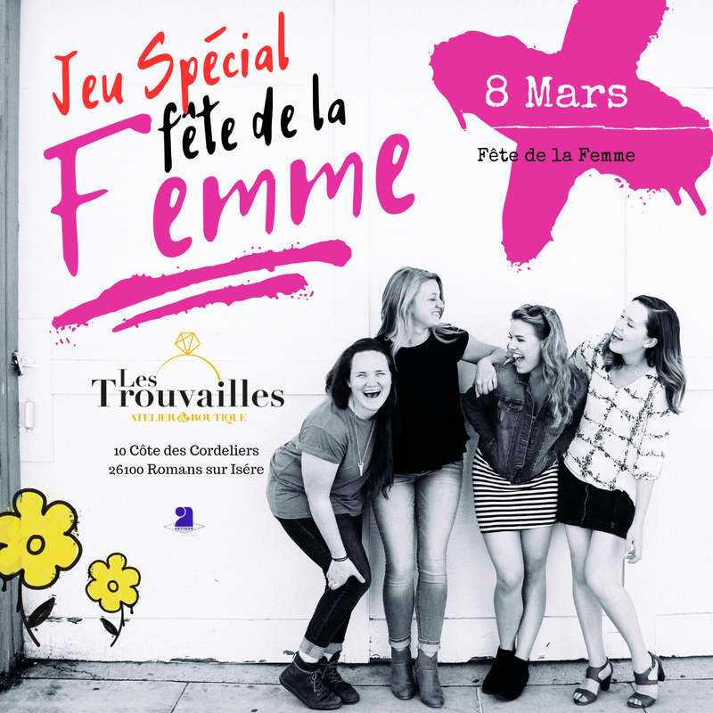 Célébrons la Journée de la Femme avec un Jeu Spécial chez Les Trouvailles !