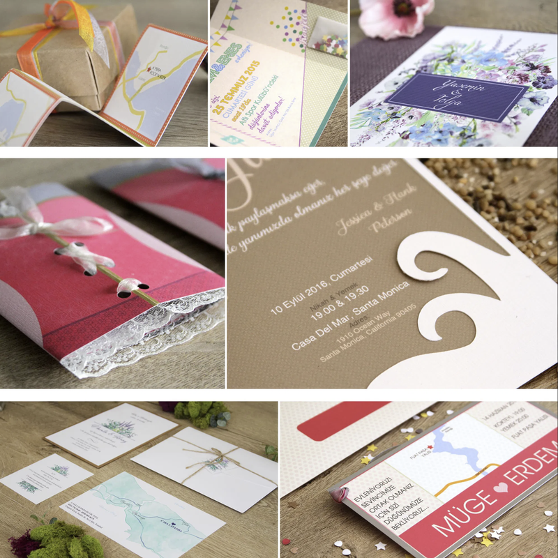 Custom Wedding Invitations — Physical Product Design
