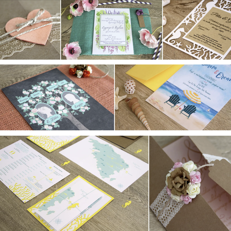Custom Wedding Invitations — Physical Product Design