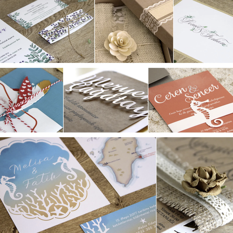 Custom Wedding Invitations — Physical Product Design