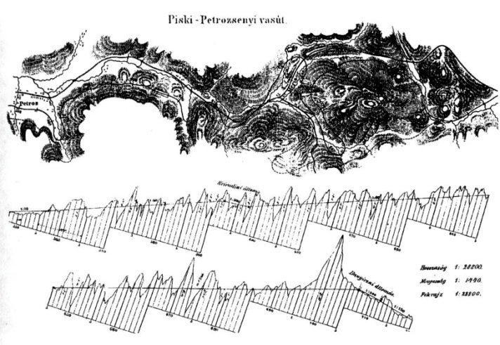 harta linie simeria-petrosani