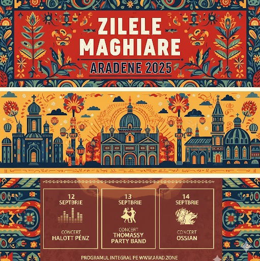 Programul Zilelor Maghiare Aradene 12 Septembrie – 6 Octombrie 2025