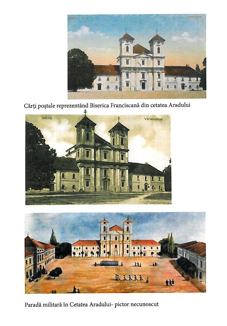 Carti postale cu Biserica franciscana