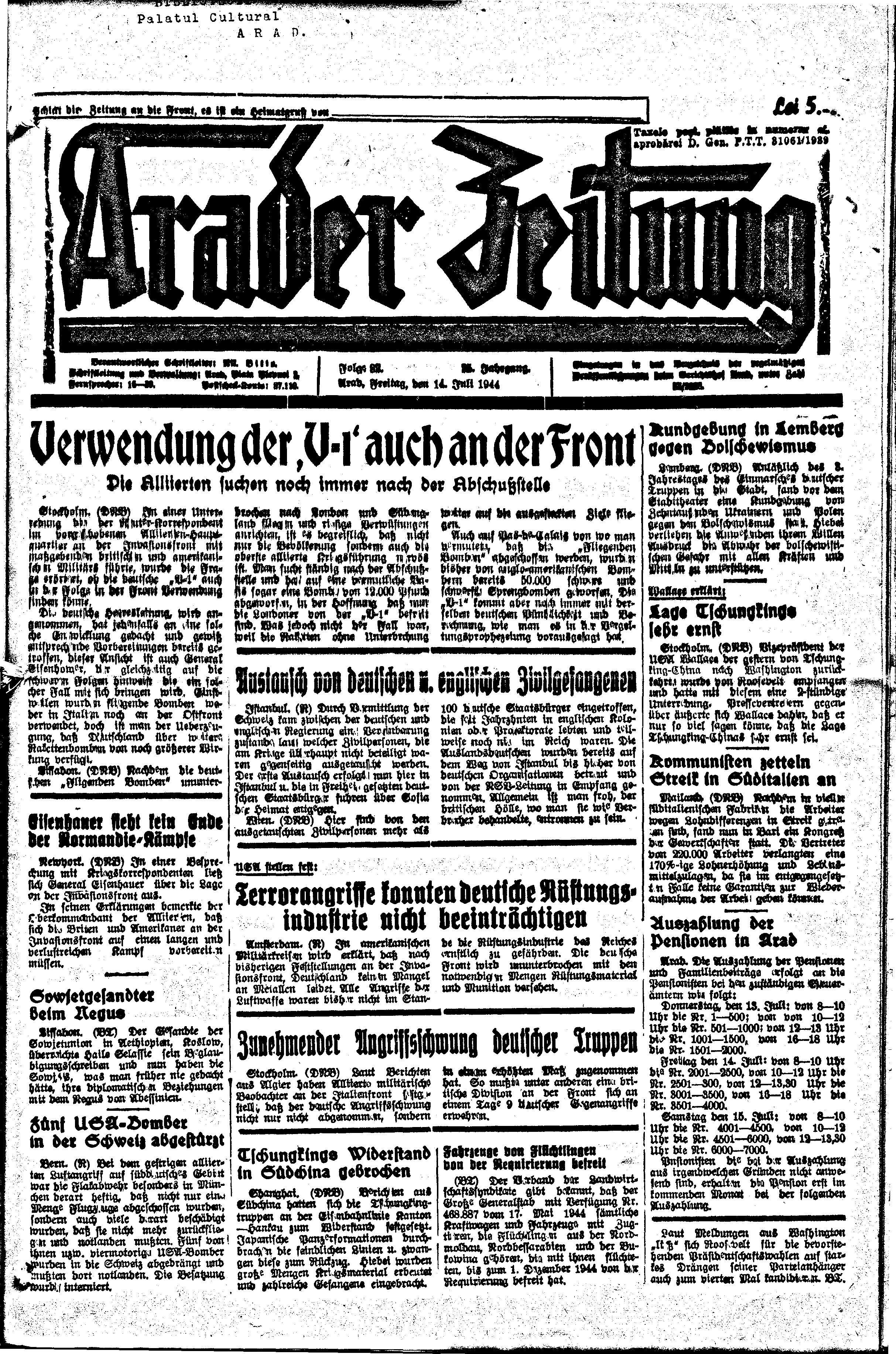 Arader Zeitung