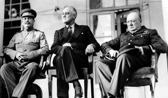 Stalin-Roosevelt-Churchill Teheran 1943