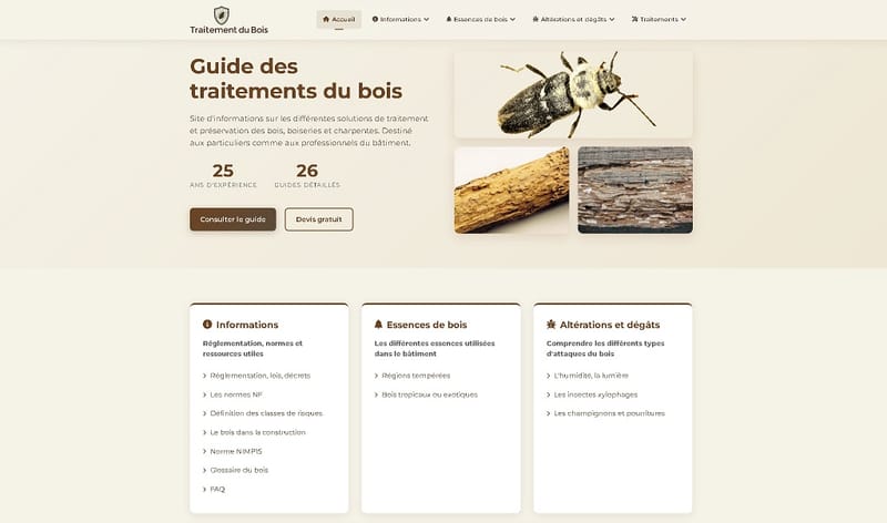 Guide Traitement du Bois