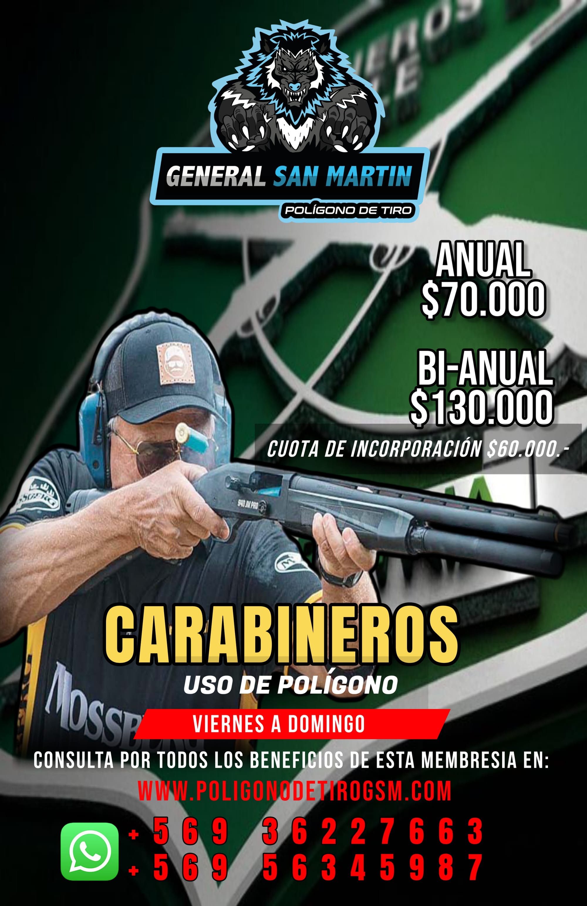 CARABINEROS MEMBERSHIP