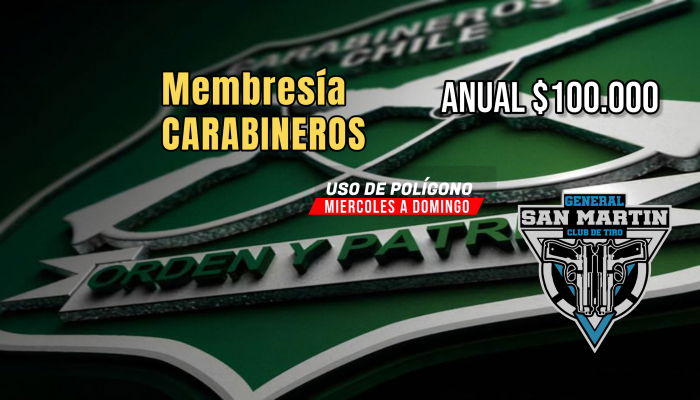 MEMBRESIA CARABINEROS ANUAL