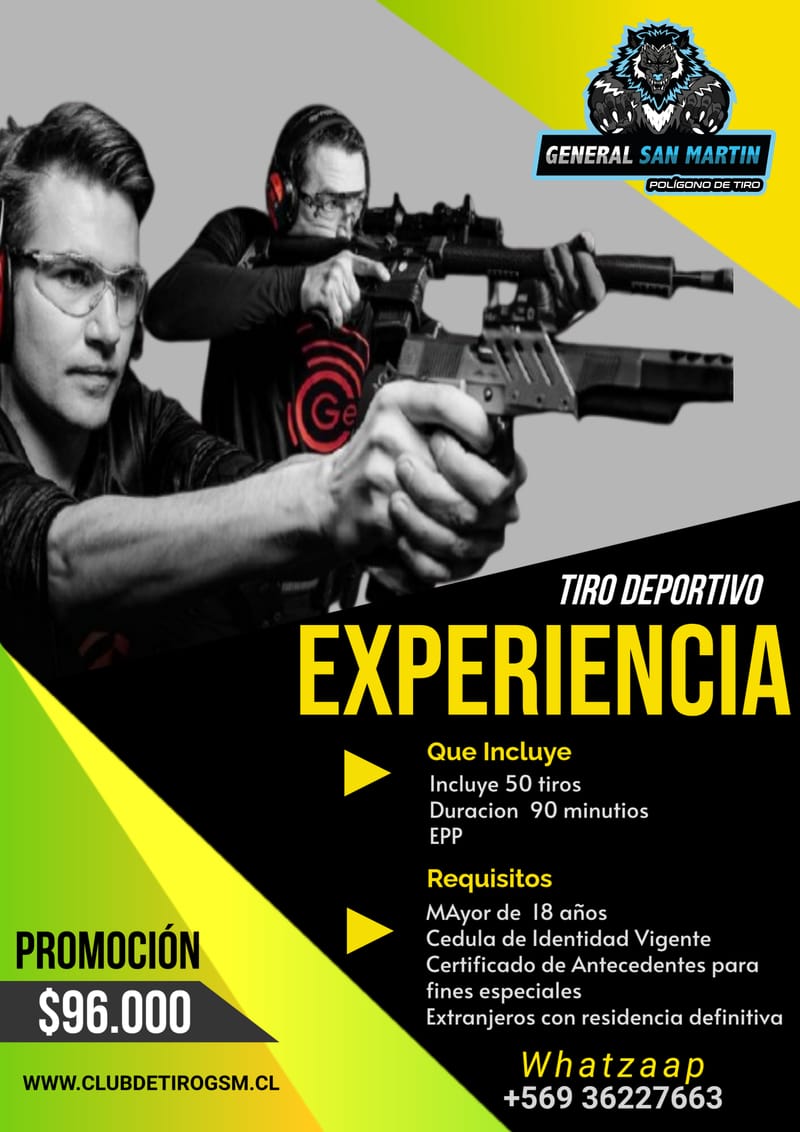 CURSO EXPERIENCIA DEL TIRO DEPORTIVO
