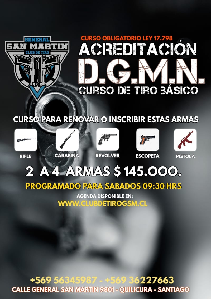CURSO ACREDITACIÓN D.G.M.N. PROGRAMADO SABADO (PROMOCIÓN)