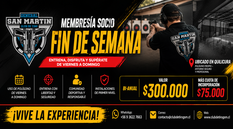 MEMBRESIA FIN DE SEMANA BI-ANUAL