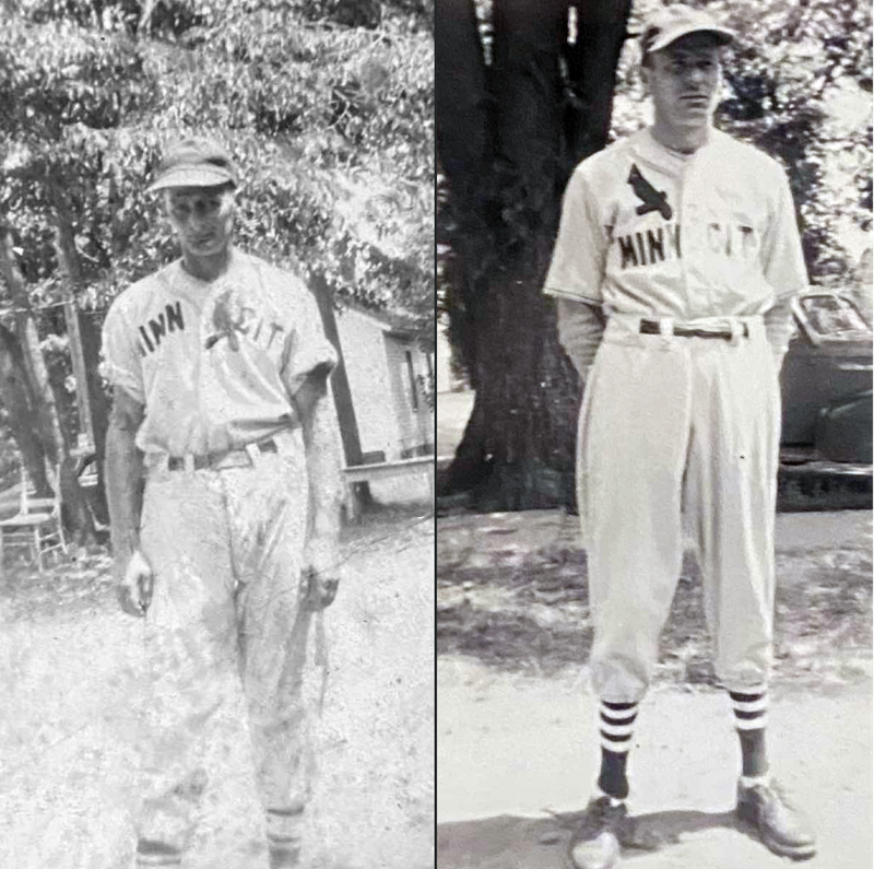 Minnesota City Team Members Melvin and Bob Hohensee 1950's