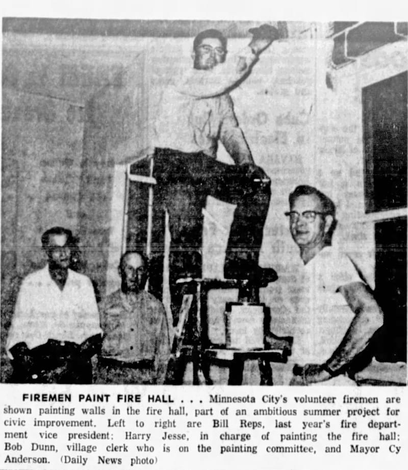 1959 Remodeling of Minnesota City Fire Station