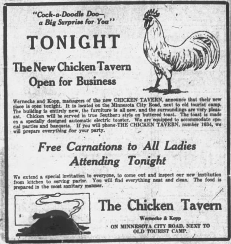 Chicken Tavern Advertising