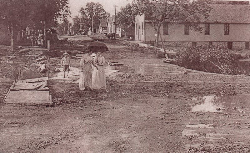 Mill Street 1914 Flood