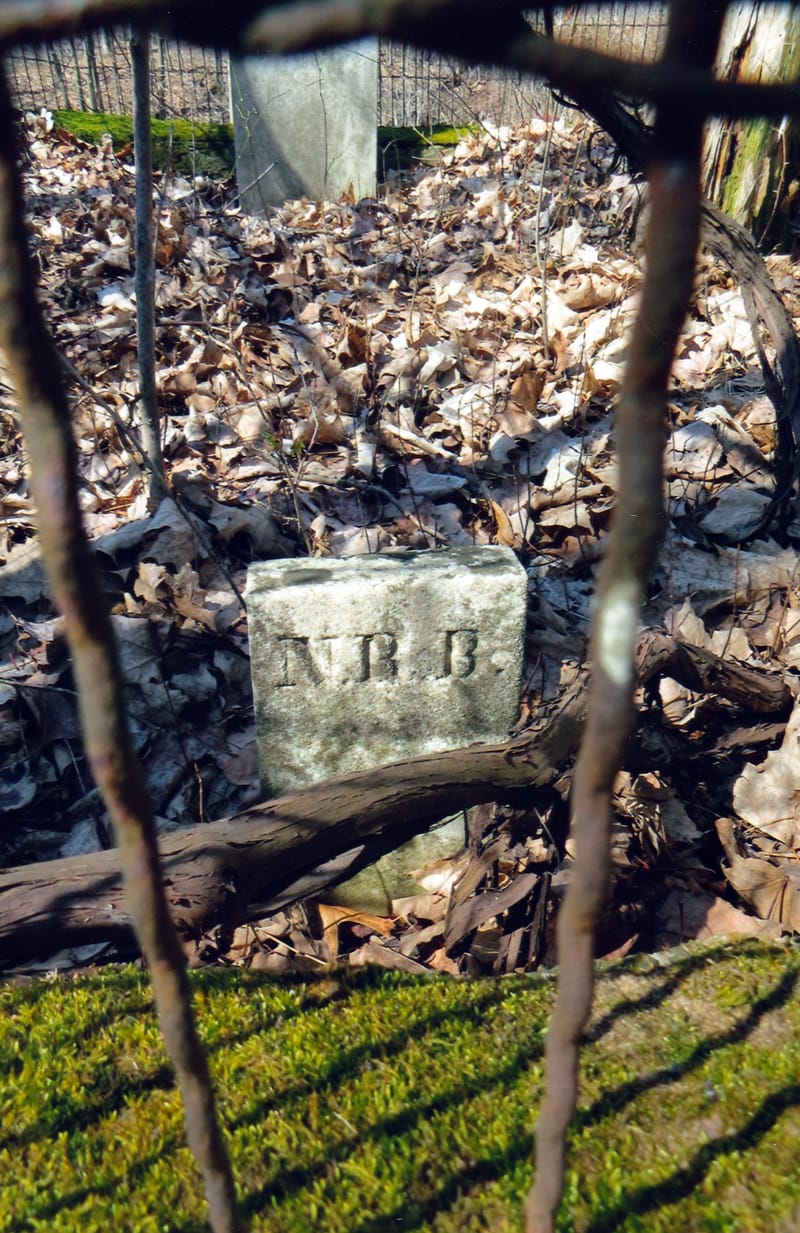 Headstone of infant Burley